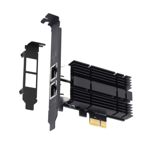 Tarjeta de red PCIe RJ45 con doble puerto Gigabit Ethernet de 2,5 G y chipset Intel I226 para PC