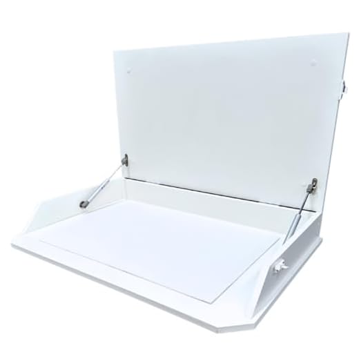 Trocador Fraldário Slim Retrátil Fixo Parede Com Pistões Colchonete