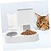 Milisten Automatic Pet Food and Water Dispenser Capacity Feeder Easy to Detachable Design Healthy Water and Food Combination for Dogs and Cats