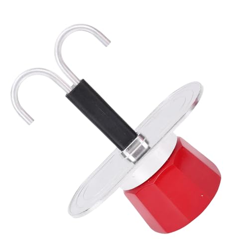 Oxxggkao Macetas moca de aluminio de doble tubo para compartir café con un amigo, grado alimenticio, 2 tazas, cafetera, cafetera, cafetera, cafetera, ollas moca de aluminio