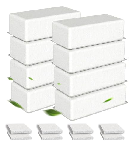 UPAWPIA Fontaine a Eau Chat Filtre pour UPAWPIA 4L Fontaine Lot de 16, 8 Filtres + 8 Éponges