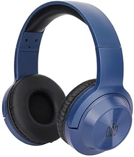 dob H 300 I Over-Ear Headphones (Blue) – High-Fidelity Audio with Bass Boost, Foldable Design – 3.5mm Aux Cable for Music, Gaming, Calls