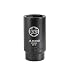 ARES 70064 | 1/2-inch Drive 6 Point Axle Nut Socket (33MM) | Extra Deep Impact Socket for Easy Removal of Axle Shaft Nuts