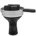 Hookah Bowl Charcoal Holder with Handle Reusable Metal Heat Management System Universal Bowl Cover Hookah Accessories(A Style)