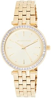 Michael Kors Damenuhr MINI DACI, 33mm Gehäusegröße, Dreizeigerwerk, Edelstahlarmband