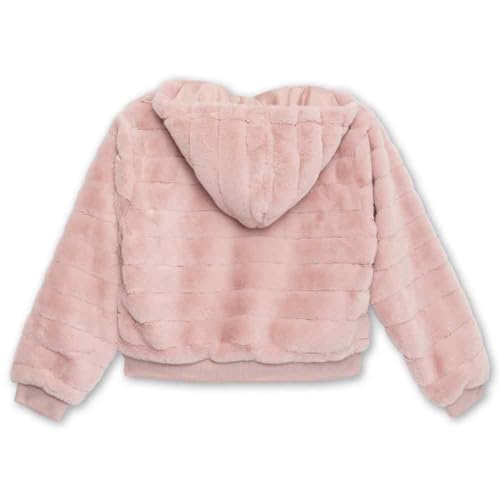 Image of Speechless Girls' Long Sleeve Boxy Faux Fur Jacket