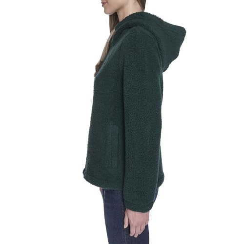 Image of Nautica Women's Solid Sherpa Zipup Hoodie Jacket