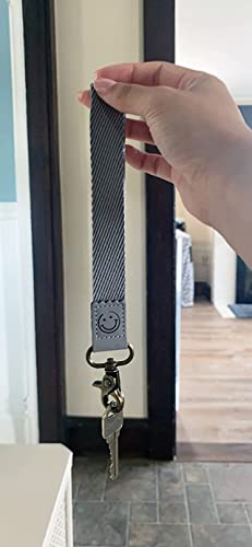 Dql Wrist Lanyard For Keys Men Small Lanyard For Keys Keychain Strap Key Lanyard For Men,Hand Wrist Lanyard Keychain (Neutral Grey) #TOP1