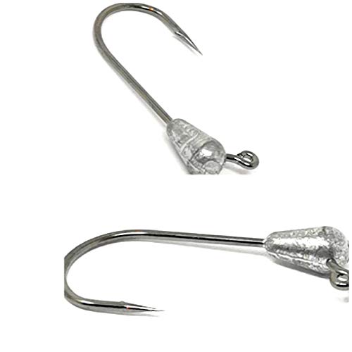 Wtrees #7202 Best Tube Jigheads for Bass Fishing (1/4oz, 120° Tube Jigheads)