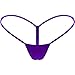Mbotnee Women's G-Strings Micro Thongs Tiny Panties Underwear (US, Alpha, Medium, Regular, Regular, 5-packs Multicolors 3)