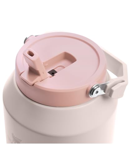 Image of STANLEY IceFlow Flip Straw 2.0 Jug, 96 oz, Rose Quartz