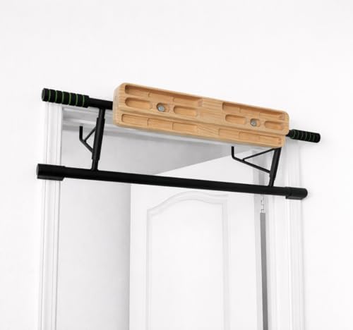 Doorway Hangboard Pull-Up Bar for Fingerboard Rock Climbing and Bouldering Training No Drilling Required Grip Strenth Training at Home