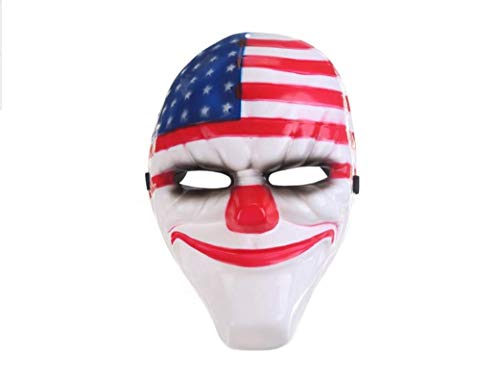 Máscara Payday Luxo Halloween Festas Carnaval Desenho Dallas