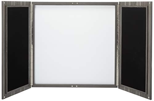 Safco MNPBLGS Mayline Medina Presentation Board With Dry Erase Center Panel thumb #2