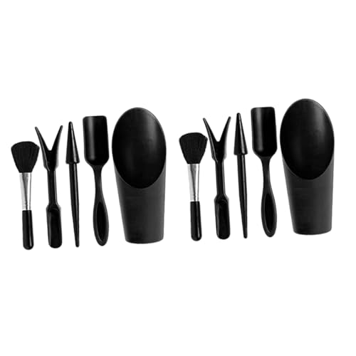 YARNOW 2 Sätze Saftiges Werkzeugset gartenwerkzeug Gardening Tools Gartengeräte-Set Pflanzset gartengeschenke saftige Werkzeuge Spender Gartenschaufeln Gartenschaufel Werkzeug Nylon Black