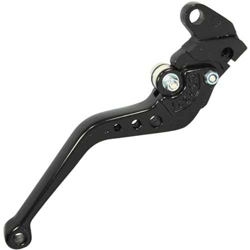 Manete de freio embreagem esportivo a tambor YBR125 Factor 2000 a 2016 par (Preto)