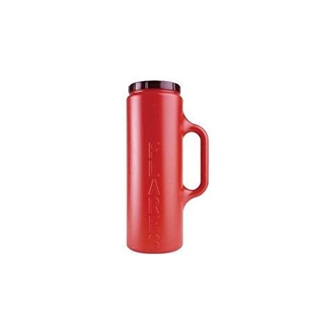 CY Plastics Red Safety Flare Container, Holds (12) 30-Min. Flares Cover