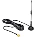 Produktbild Delock 88877 ISM SMA Omni Star Antenne mit Standfuß 433 MHz, 3 dBi schwarz