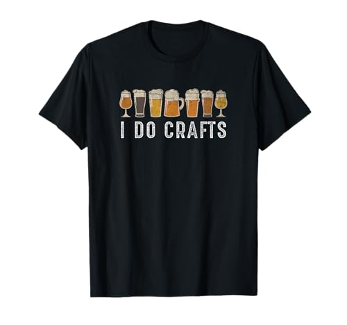 Product Image of the Craft Beer Vintage I Do Crafts Home Brew Art T-Shirt