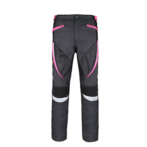 Hcclijo Chaqueta De Motocicleta Para Mujer Pantalones Impermeables Traje De Montar Cálido Impermeable Para Moto Abrigo Protector Pantalones Summer pants- Pink XXL