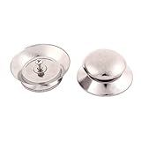 Nettogewicht: 50g sourcingmap® 2Stk. Küche Kochen Topf Kochtopf Deckelgriff halten Deckelknopf 66mm Dmr. DE de