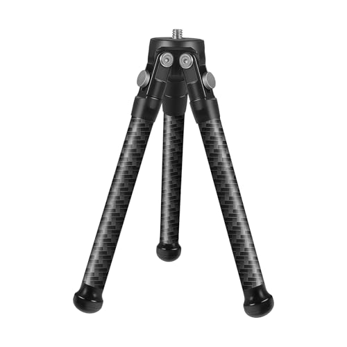 Trépied photo reflex en métal léger à vis 1/4" idéal pour créateurs de contenu en déplacement