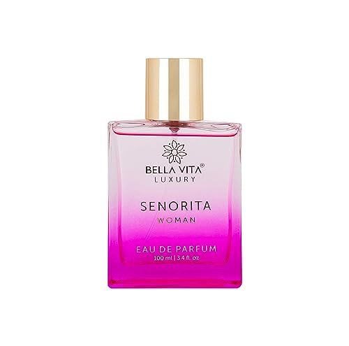 Bella Vita Luxury Senorita Eau De Parfum Perfume for Women with Yuzu, Lotus, Magnolia & Musk |Fresh & Fruity Long Lasting EDP Frgarance Scent, 100 ml