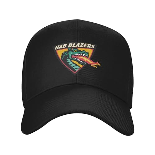 UAB Blazers Baseball Caps Dad Hats Adjustable Size Outdoor Cap Black