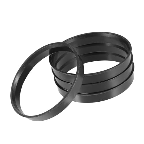 A ABSOPRO Anillos Centradores Universales para Coche 70.1mm A 66.6mm Negros (Juego de 4)