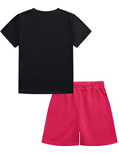 Image of GERU Boy Shorts Sets Hawaiian Outfit Kid Leaves Floral Short Sleeve Shirt Top+shorts Suits