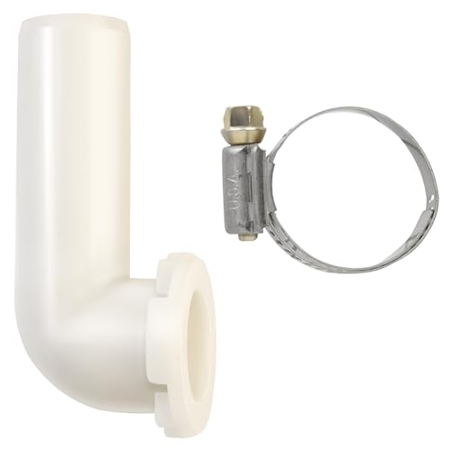 208847 Syphon Break Elbow Kit & Clamp for Whirlpool Maytag Kenmore Washer Compatible With AP4024083 2-14764 2-8847 214764 436287 AH2017573 EA2017573 PS2017573