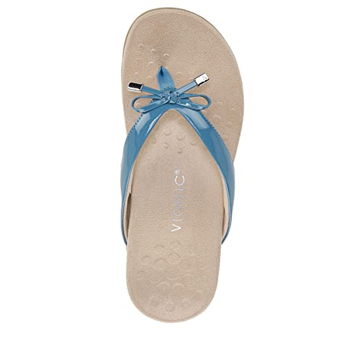 Image of Vionic Women's Rest Bella Toe Post Sandal- Supportive Ladies Orthotic Sandals that include Three Zone Comfort with Arch Support- Flip Flop for Ladies, Medium and Wide Width Size 5-12