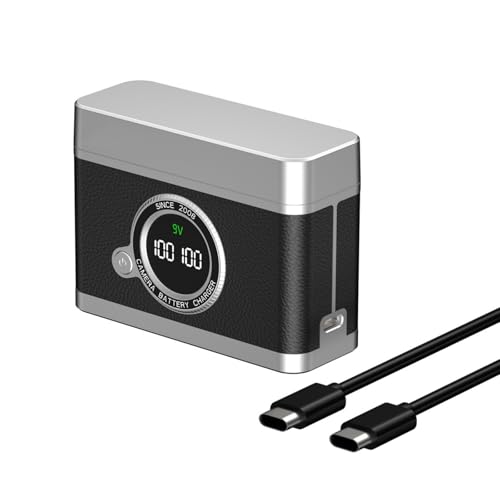 Cargador rápido FZ100 de doble ranura con pantalla LCD y protección para Sony A7R5 y ZVE10