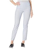 Tribal Women's Flatten IT Pull ON Ankle Pant, White, 0