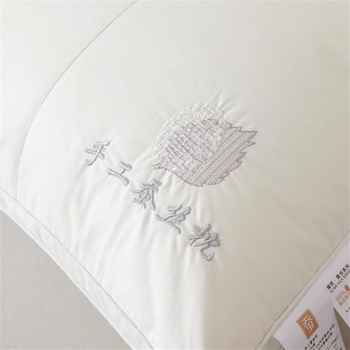 Almohada algodón seda tamaño queen con soporte miniatura 4