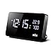 Braun Digital Alarm Clock with LCD Display, 2X USB-C Ports for Charging of Other Devices, Time and Date Display, Touch Snooze, Quick Set, in Black, Model BC20B.