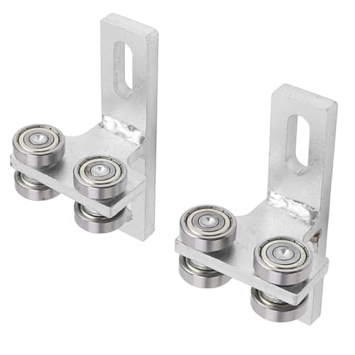 Conjunto de Carro de 4 Ruedas Acero de Alta Resistencia Capacidad de Carga de 245 Kg para Instalación de Polipastos Eléctricos PA200 - PA1000, Rodillo de Ensamblaje de Carro de 2