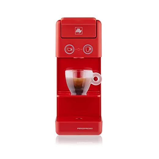 illy Caffè, Macchina da Caffè a Capsule Iperespresso Y3.3, 0.8 Litri, Rossa