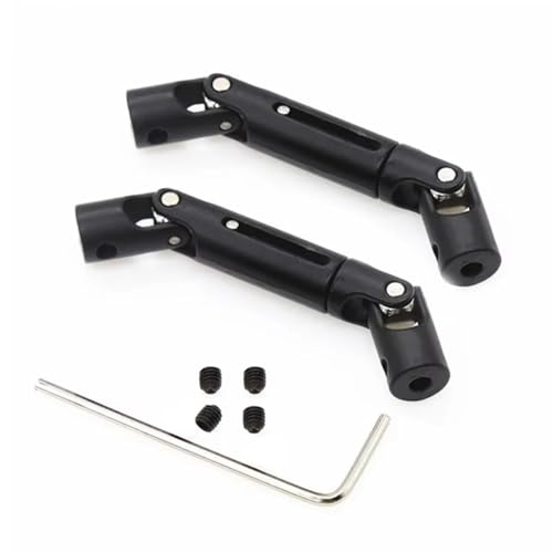 Arbre de transmission universel RC en métal pour MN D90 WPL C14 C24 2pcs