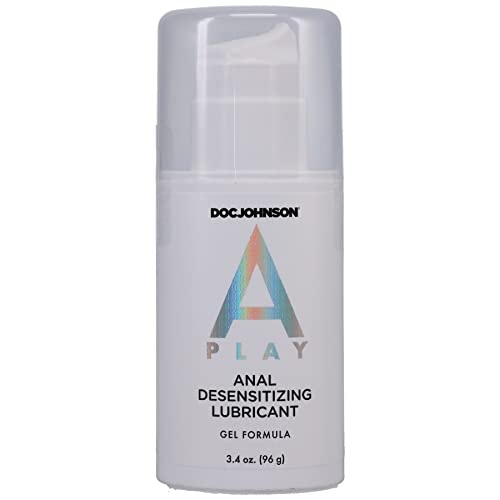 Doc Johnson A-Play - Anal Desensitizing Lubricant - Gel Formula - 3.4 oz (96g)