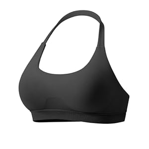 VOYJOY Women Workout Impact Bras Medium Low Support Halter Sports Bras Seamless Open Back Gym Padded Yoga Crop Top