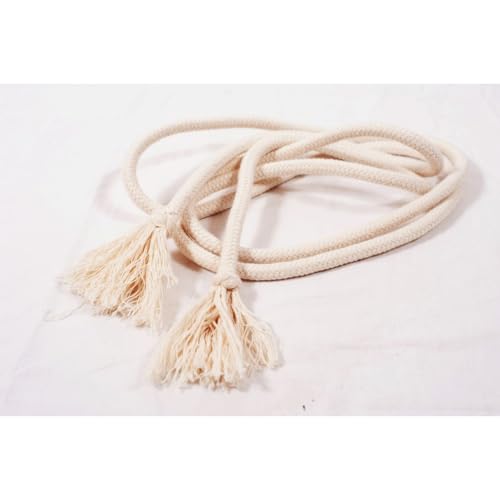 10 Metros Corda de Algodão Cru 8mm Trançada Capoeira Artesanato Decoração Cesto Pavio Confecção Punh