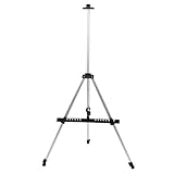 AJUSTABLE EASEL - La altura de este caballete de metal artístico se puede ajustar libremente de acuerdo con sus necesidades de dibujo.