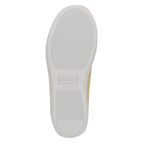 Nine West Women's Tons Wedge Sneaker, Light Natural Woven 110, 11 by Nine West - Image 4