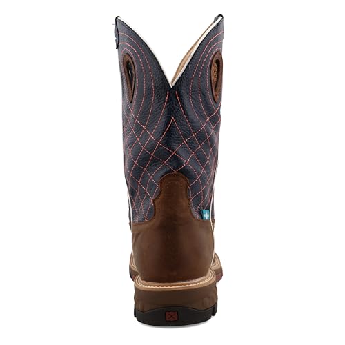 Image of Twisted X mens 12 inch Pull on Soft Toe Western Work Boot