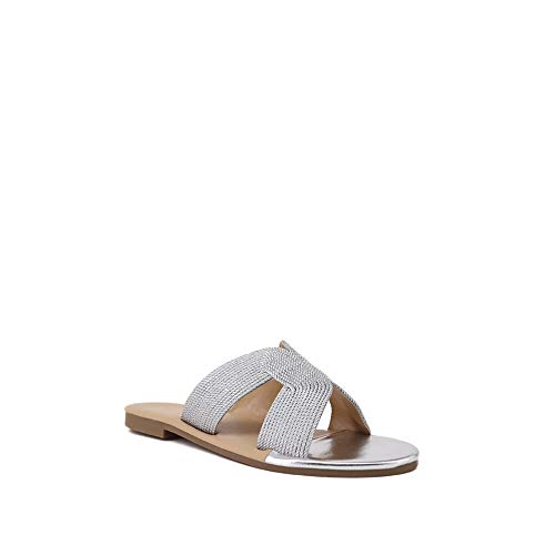 SHUSHOP Women's Slip on Flat Sandal - Image 3