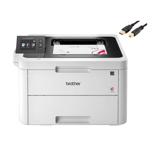Brother HL-L32 70CDW Wireless Color Laser Printer, 2.7” Color Touch, 25ppm, up to 600 x 2400 dpi, Automatic Duplex (2-Sided), Durlyfish