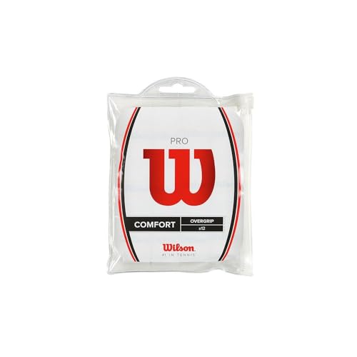 Wilson Pro Overgrip-Comfort 12 Pack. White