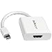 Produktbild Startech.com Mini-DisplayPort-auf-HDMI-Adapter- 1920 x 1200  Weiß Mini-DisplayPort-Adapter (mDP auf HDMI) Stecker/Buchse - HDMI-Konverter - Monitoradapter - Dongle (MDP2HDW)