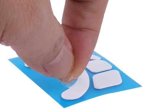 2Sets of HUYUN Rounded Curved Edges Mouse Skates Feet Compatible with Razer Naga V2 Pro Gaming Mouse Feet Replacement, Pure PTFE Material Super Smooth Glide Pads - 5